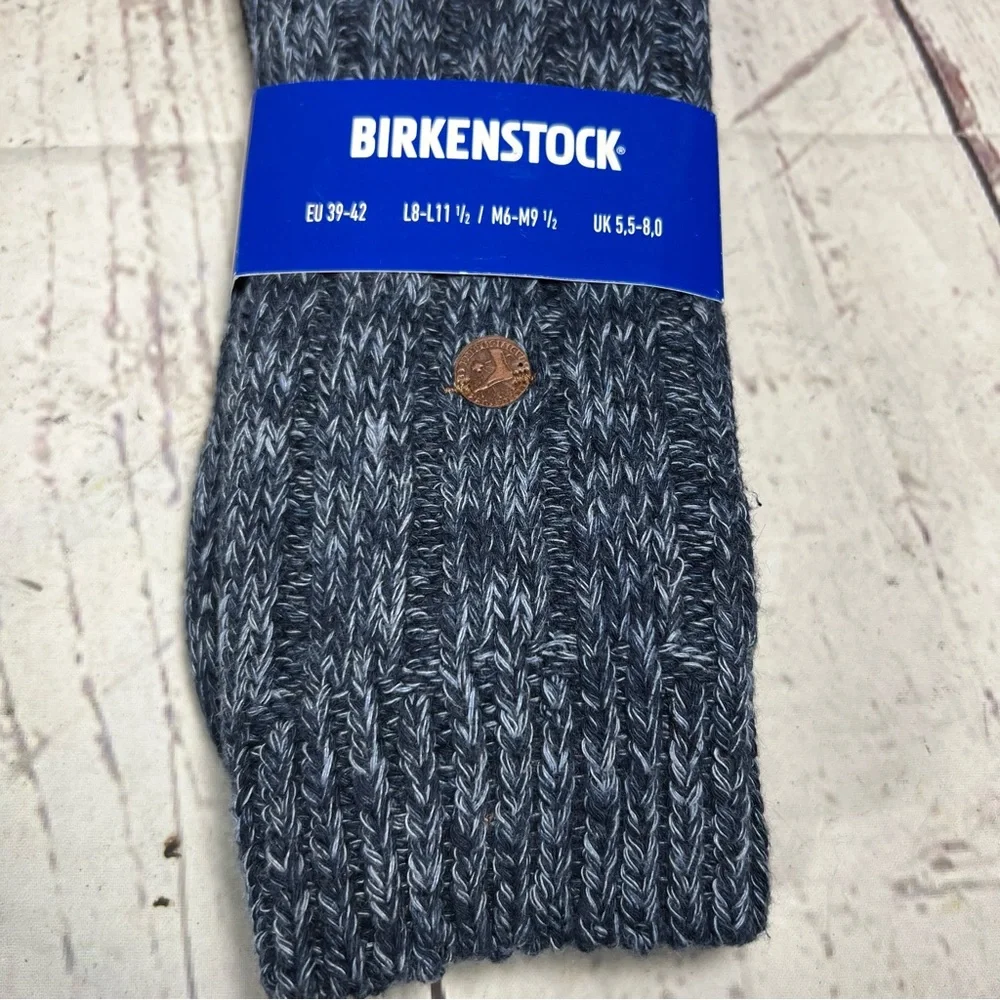 NEW Birkenstock Blue Sydney Socks Sz M9-9.5 or L8-11